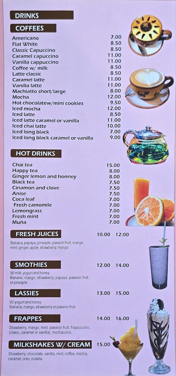 Menu Jc's Cafe Cusco-8